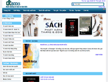 Tablet Screenshot of dtbooks.com.vn